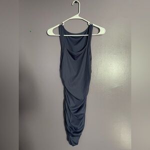 blueish/purple dress